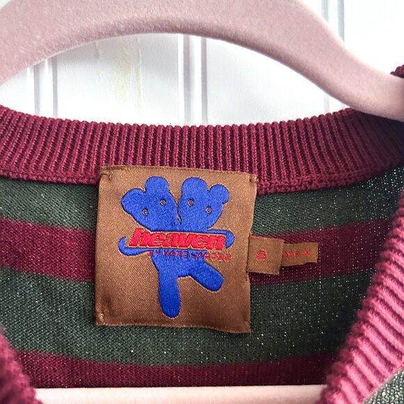 Heaven Marc Jacobs Stripey Star Vest Sleeveless Metallic Stripe Top - Picture 3 of 6